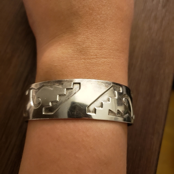 Vintage Sterling Silver Cuff Bracelet